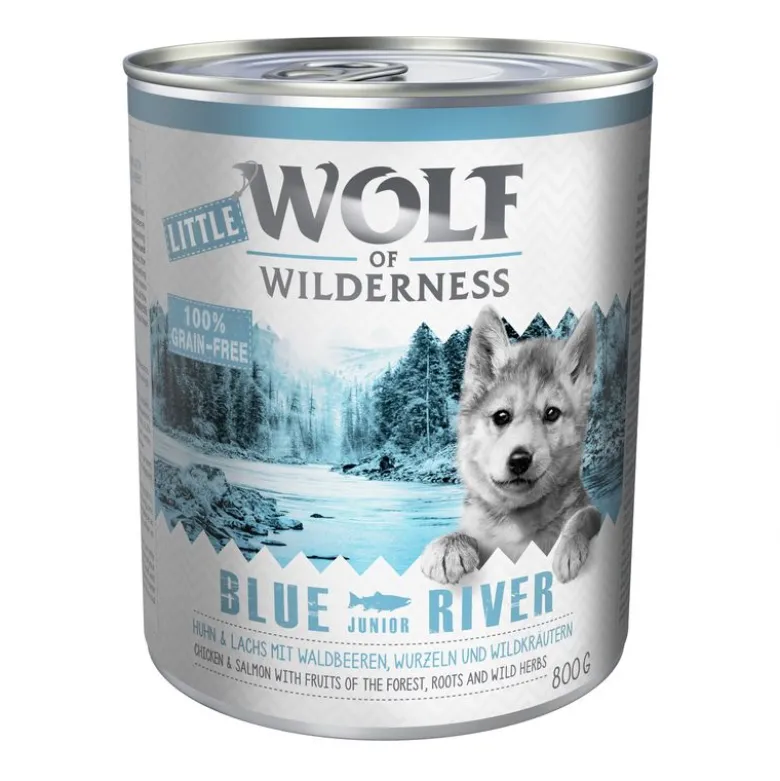 Little Wolf of Wilderness -säästöpakkaus 12 x 800 g