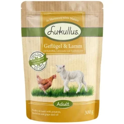 Lukullus Adult Pouches -tuorepussit, viljaton
