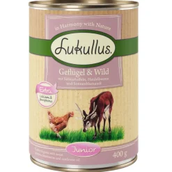 Lukullus Junior: siipikarja & peura (viljaton)