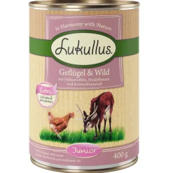Lukullus Junior: siipikarja & peura (viljaton)