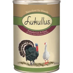Lukullus-kokeilupakkaus: 1,5 kg + 6 x 400 g märkäruokaa