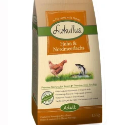 Lukullus-kokeilupakkaus: 1,5 kg + 6 x 400 g märkäruokaa
