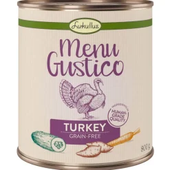 Lukullus "Menu Gustico" - kalkkuna, bataatti, kesäkurpitsa ja porkkana