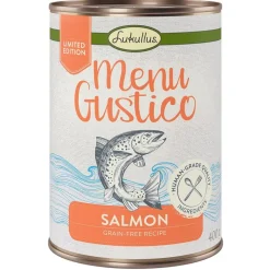 Lukullus Menu Gustico – lohi, porkkana, alfalfa ja pinaatti