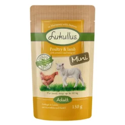 Lukullus Mini Pouches -säästöpakkaus 48 x 150 g