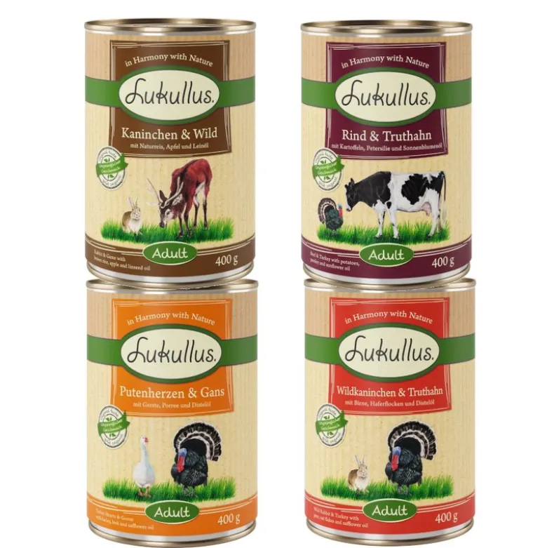 Lukullus-säästöpakkaus 24 x 400 g