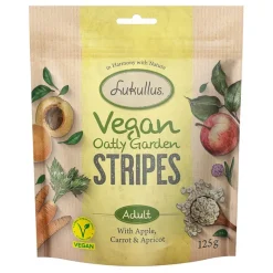 Lukullus Vegan Oatly Garden Stripes omena, porkkana & aprikoosi