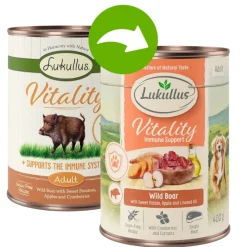 Lukullus Vitality Immuunijärjestelmä: villisika (viljaton)