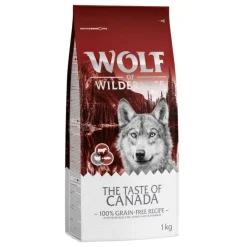2 maun yhteispakkaus! 2 x 1 kg Wolf of Wilderness Adult -kuivaruokaa