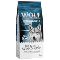 2 maun yhteispakkaus! 2 x 1 kg Wolf of Wilderness Adult -kuivaruokaa