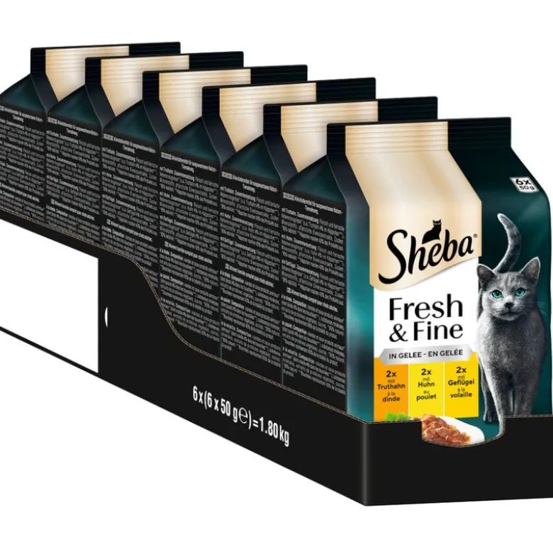 Megapack Sheba Fresh & Fine tuorepussit 12 x 50 g