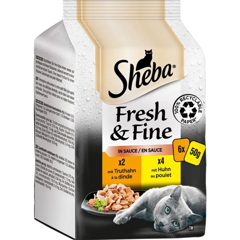 Megapack Sheba Fresh & Fine tuorepussit 12 x 50 g