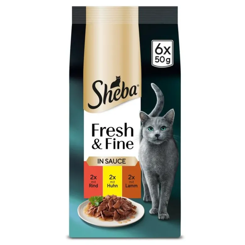 Megapack Sheba Fresh & Fine tuorepussit 12 x 50 g