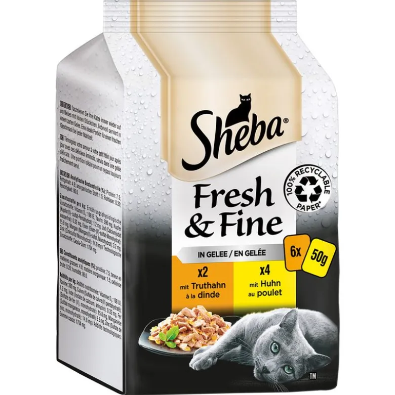 Megapack Sheba Fresh & Fine tuorepussit 12 x 50 g