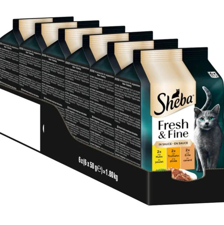 Megapack Sheba Fresh & Fine tuorepussit 12 x 50 g
