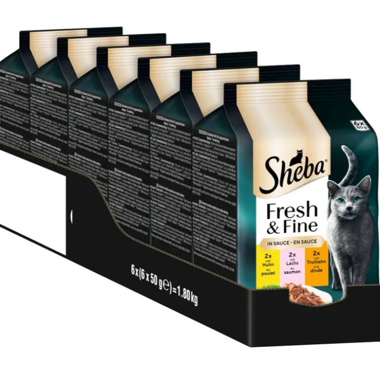 Megapack Sheba Fresh & Fine tuorepussit 12 x 50 g