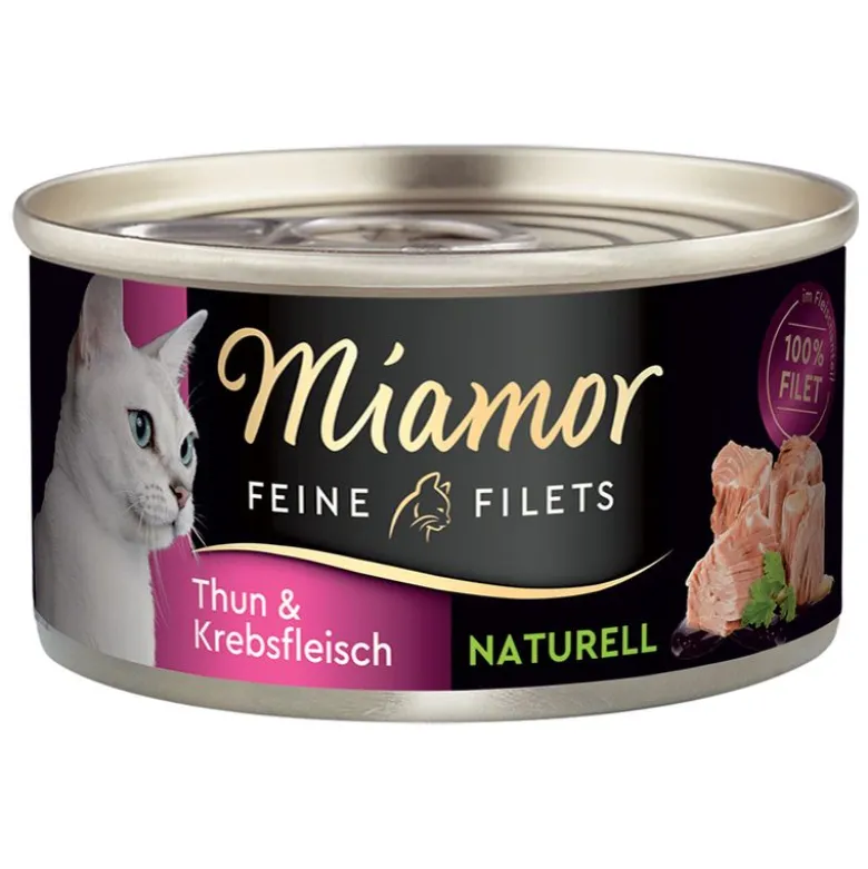 Miamor Fine Filets Naturelle, 6 x 80 g