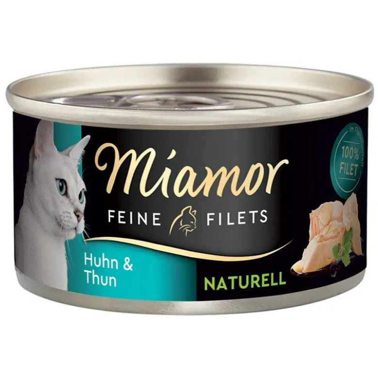 Miamor Fine Filets Naturelle, 6 x 80 g