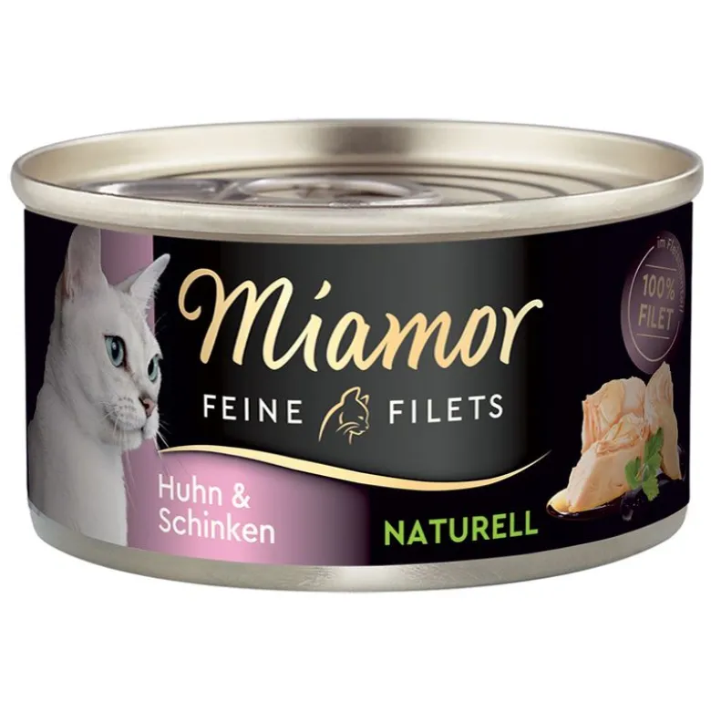 Miamor Fine Filets Naturelle, 6 x 80 g