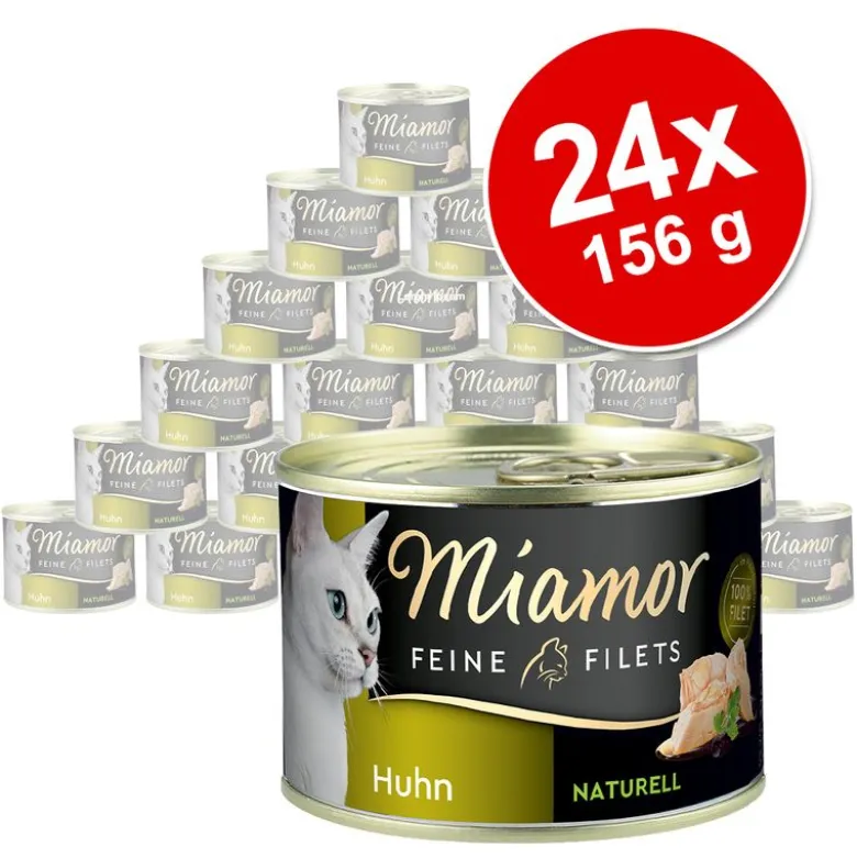 Miamor Fine Filets Naturelle 24 x 156 g