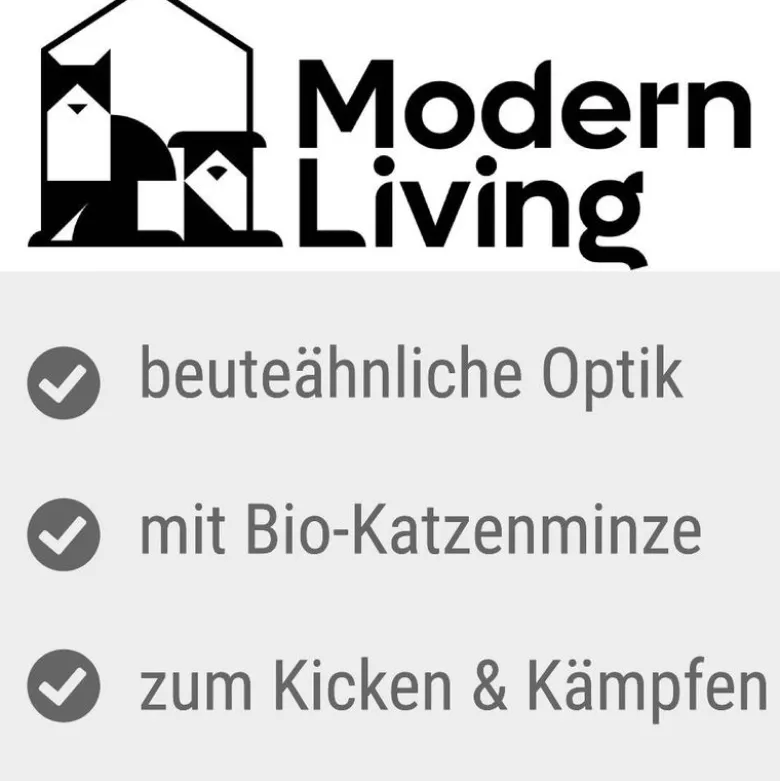 Modern Living Berna -kissanlelutyyny kissanmintulla