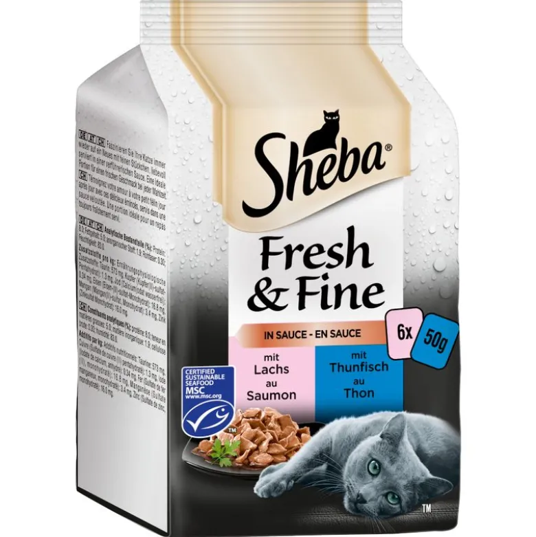 Multipack Sheba Fresh & Fine tuorepussit 6 x 50 g