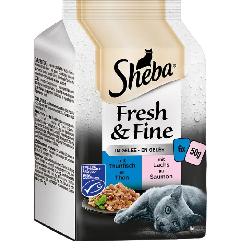 Multipack Sheba Fresh & Fine tuorepussit 6 x 50 g