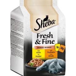 Multipack Sheba Fresh & Fine tuorepussit 6 x 50 g