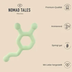 Nomad Tales Bloom -koiranlelu molekyyli