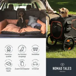 Nomad Tales Blush Deluxe -autoistuin koirille