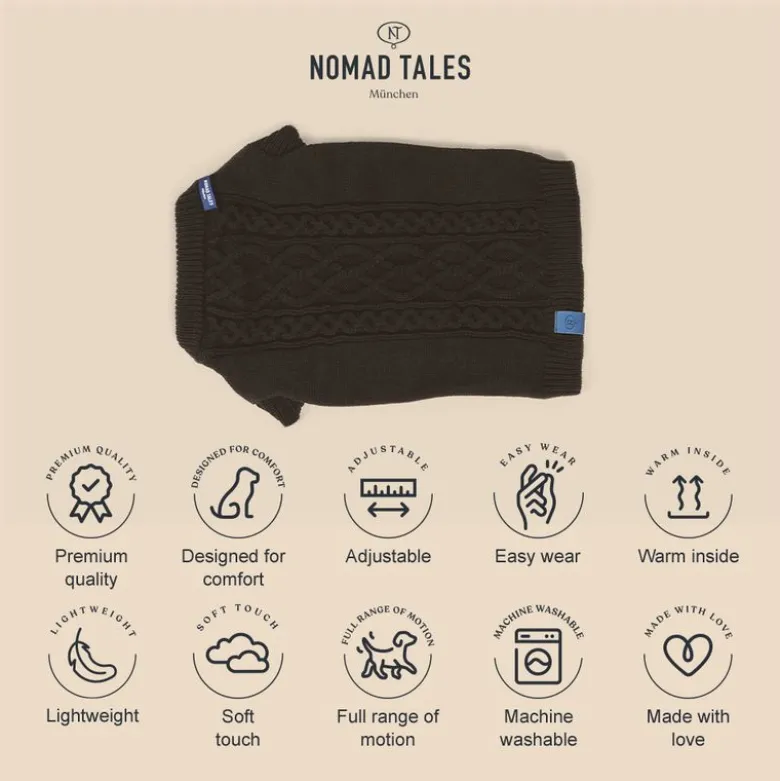 Nomad Tales Blush Ebony -koiranpusero