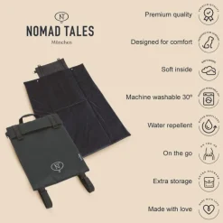 Nomad Tales Ebony -matka-alusta koirille