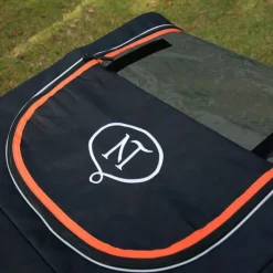 Nomad Tales Spirit Bike Trailer, ebony / tangerine