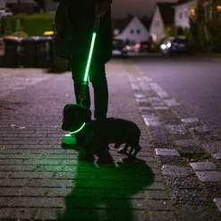 Nomad Tales Spirit USB LED -hihna neonkeltainen & harmaa