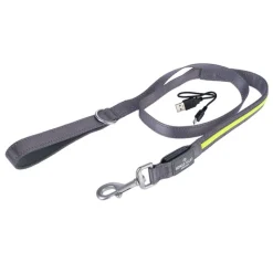 Nomad Tales Spirit USB LED -hihna neonkeltainen & harmaa