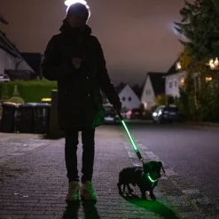 Nomad Tales Spirit USB LED -hihna neonkeltainen & harmaa