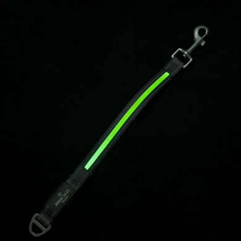 Nomad Tales Spirit USB LED -hihnanpidennys, neonkeltainen ja harmaa