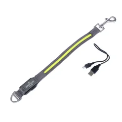 Nomad Tales Spirit USB LED -hihnanpidennys, neonkeltainen ja harmaa