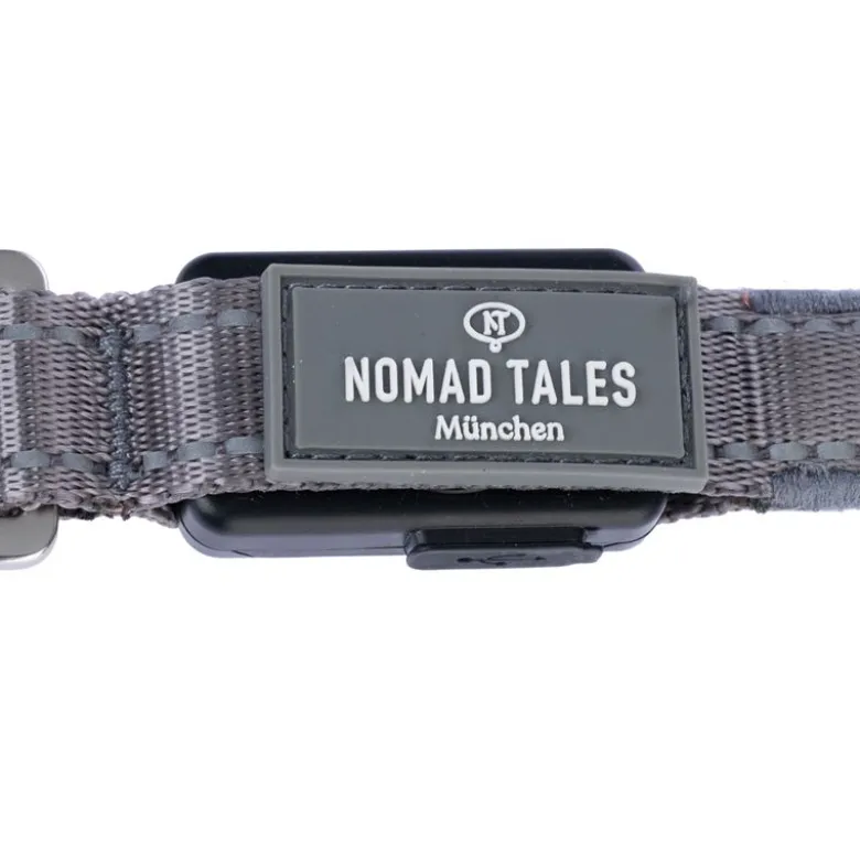 Nomad Tales Spirit USB LED -hihnanpidennys, neonkeltainen ja harmaa
