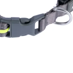 Nomad Tales Spirit USB LED -nailonkaulapanta, neonkeltainen ja harmaa