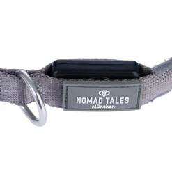 Nomad Tales Spirit USB LED -nailonkaulapanta, neonkeltainen ja harmaa