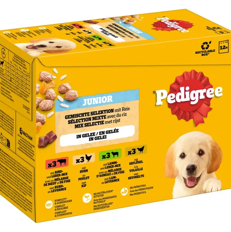 Pedigree Junior Fresh Pouches -monipakkaus