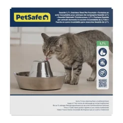 PetSafe® Seaside -vesiautomaatti ruostumattomasta teräksestä