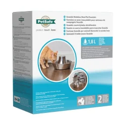 PetSafe® Seaside -vesiautomaatti ruostumattomasta teräksestä