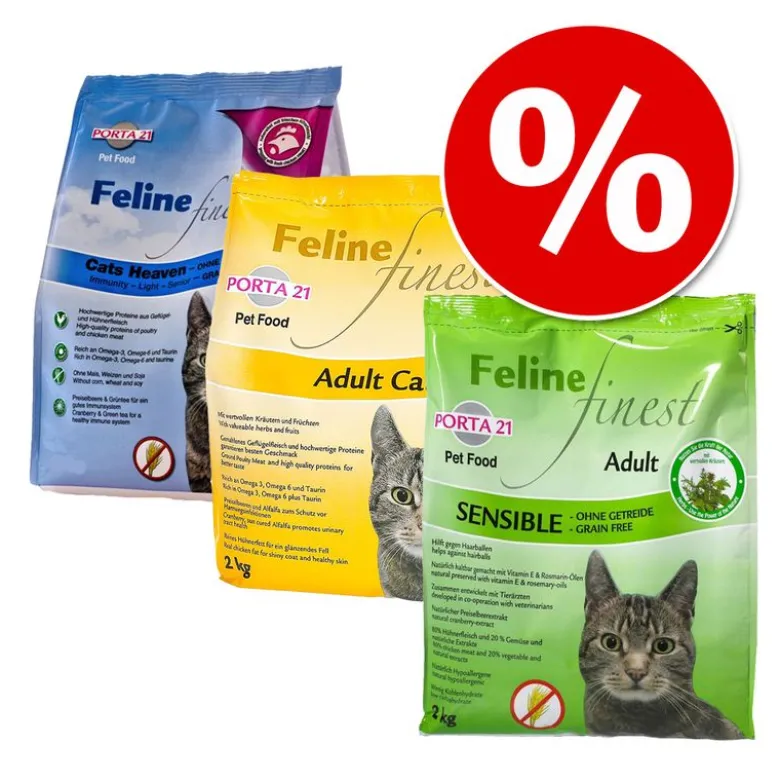 Porta 21 Feline -säästöpakkaus 3 x 2 kg