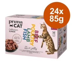 PrimaCat Classic hyytelössä -säästöpakkaus 24 x 85 g
