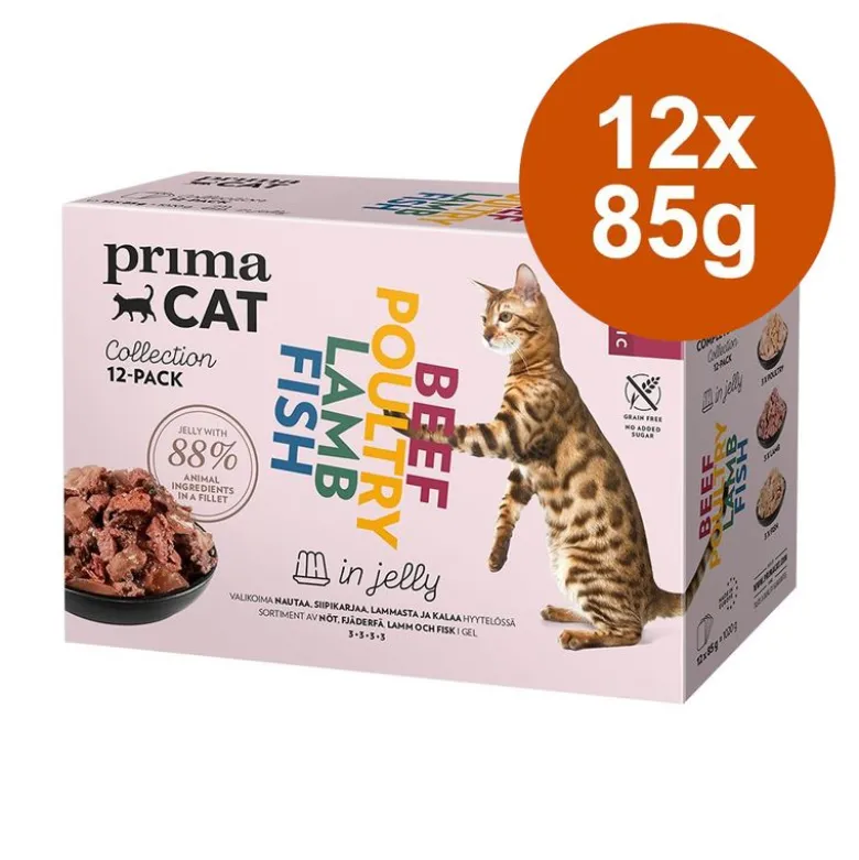 PrimaCat Classic hyytelössä 12 x 85 g
