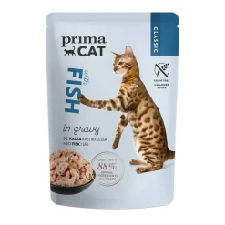 PrimaCat Classic kastikkeessa 12 x 85 g