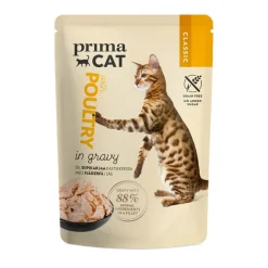 PrimaCat Classic kastikkeessa 12 x 85 g
