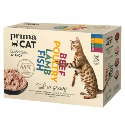 PrimaCat Classic kastikkeessa 12 x 85 g